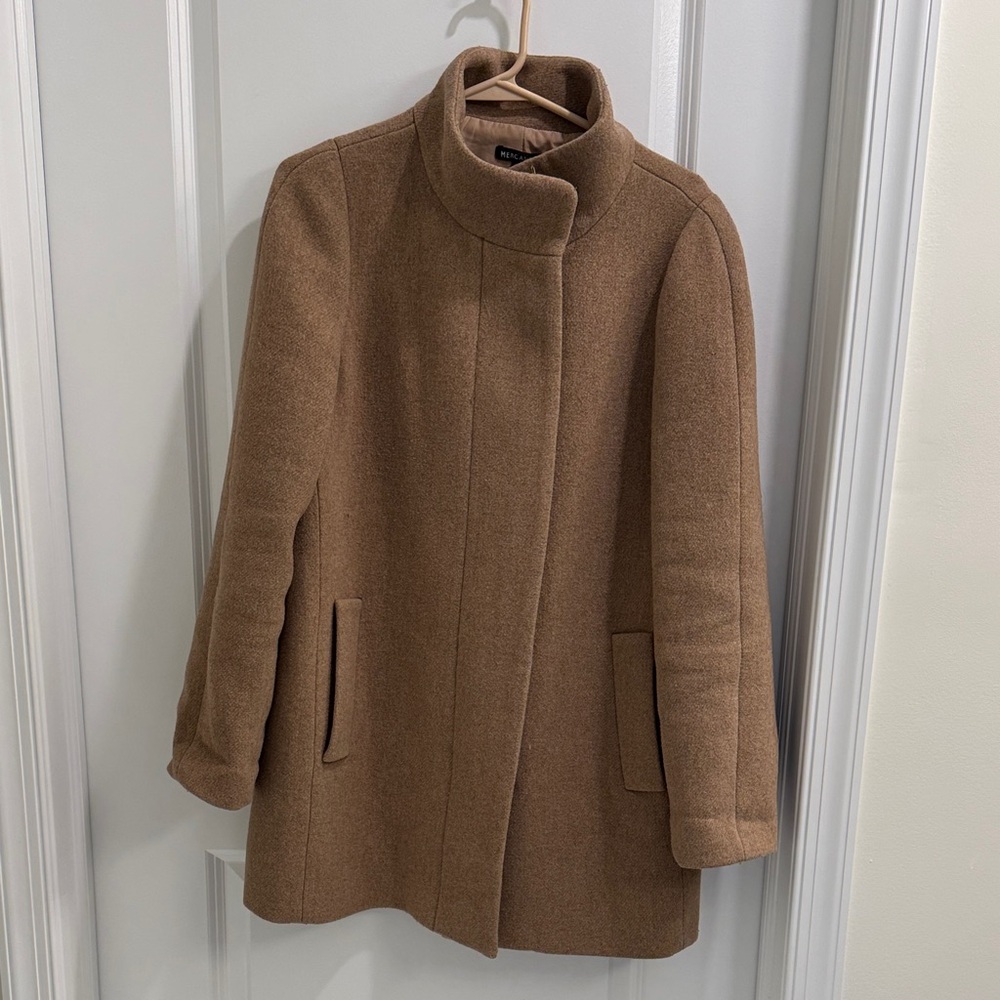 J. Crew Tan City Coat